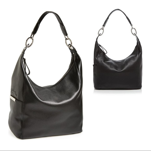 Longchamp Black Le Foulonne Hobo Bag - Picture 1 of 11